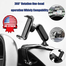 360° Rotation Universal Dashboard Car Phone Holder Mount GPS Stand Cradle ClaTL