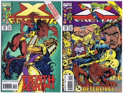 X-FACTOR # 99, 101 US Comics 1993