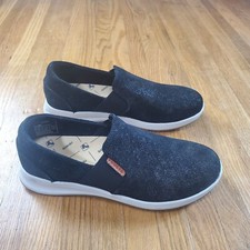 Zapatilla deportiva sin cordones Revere Panamá para mujer talla 8 EU 39 negra zapato mocasín NUEVO SIN CAJA