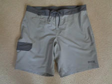 Duluth Trading Co DuluthFlex Bull Moose 9" Board Shorts/Swim Trunks Size 38 Gray