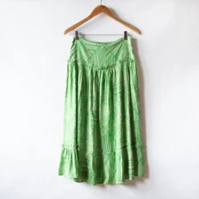 Band of the Free Hippie Festival Tiered Maxi Skirt NWT XS