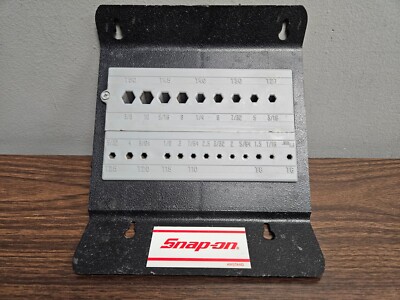 Snap On AWSTAND Torx Hex L T Shaped Wrench Size Chart Storage Stand