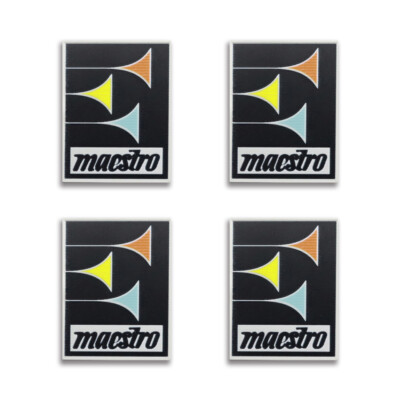 Echoplex Maestro EP-3 Badges Custom Made Aluminum 38mm(1.49'')X50.5mm(1.97'')