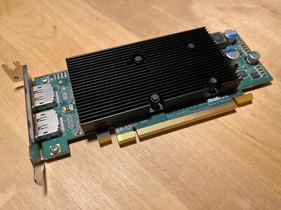 Matrox M9128-E1024LAF 1GB - Low-Profile - PCIe x16 - 2x Displayport