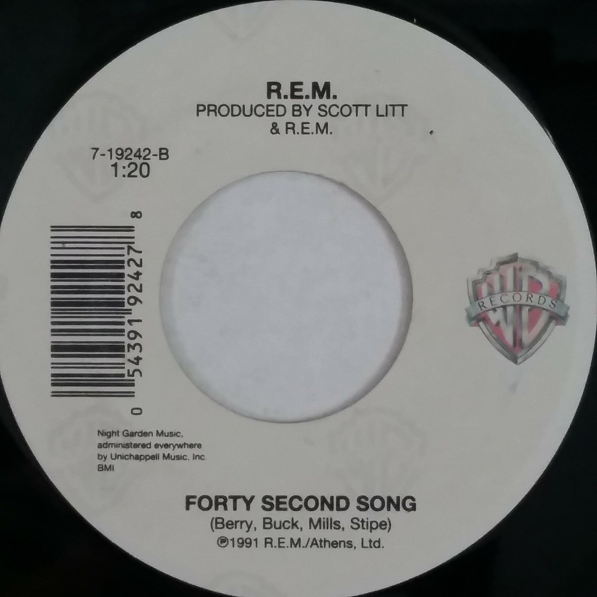 REM Shiny Happy People b/w Forty Second Song 719242 7