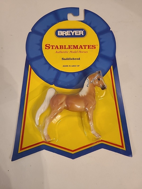 Vintage Breyer Stablemate G2 American Saddlebred #5608 Palomino Horse NIP