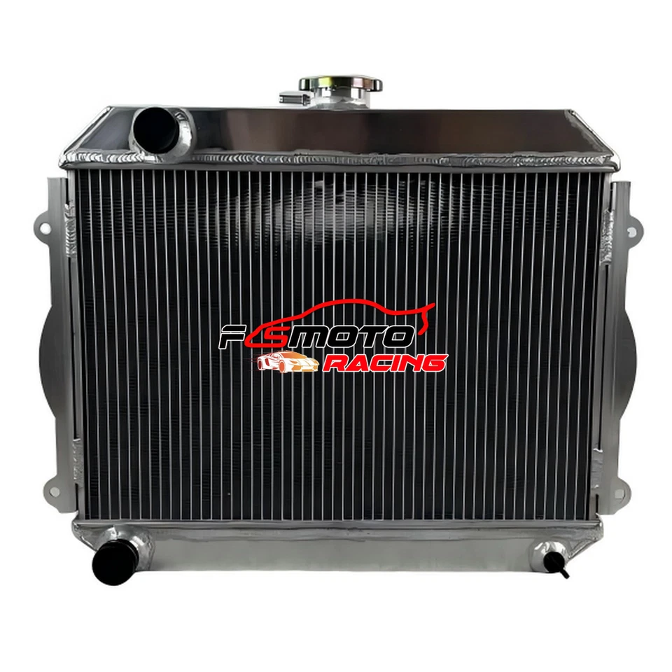 Radiador de aluminio para Toyota Corolla 1975-1979 1976 1977 1978 1,2 L L4 manual MT Foto 2 de 4