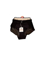 Tu Women natural high leg silky Mesh Knickers, Briefs Panties See-Through SZ 14