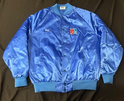 Vintage 80's 90's Dominoes Delivery Satin Jacket Noid Backhit | eBay