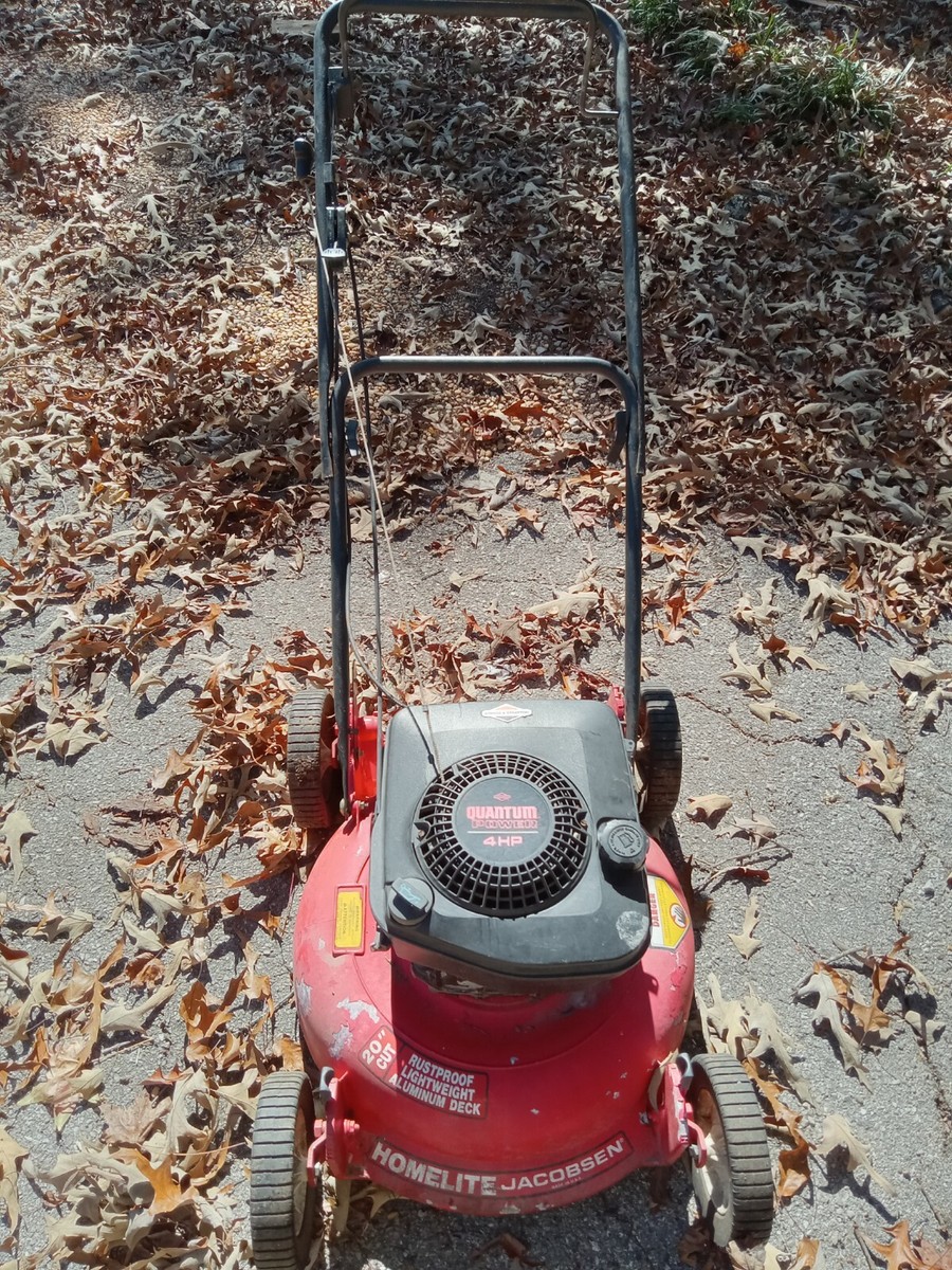 Vintage Homelite Aluminum deck lawn mower