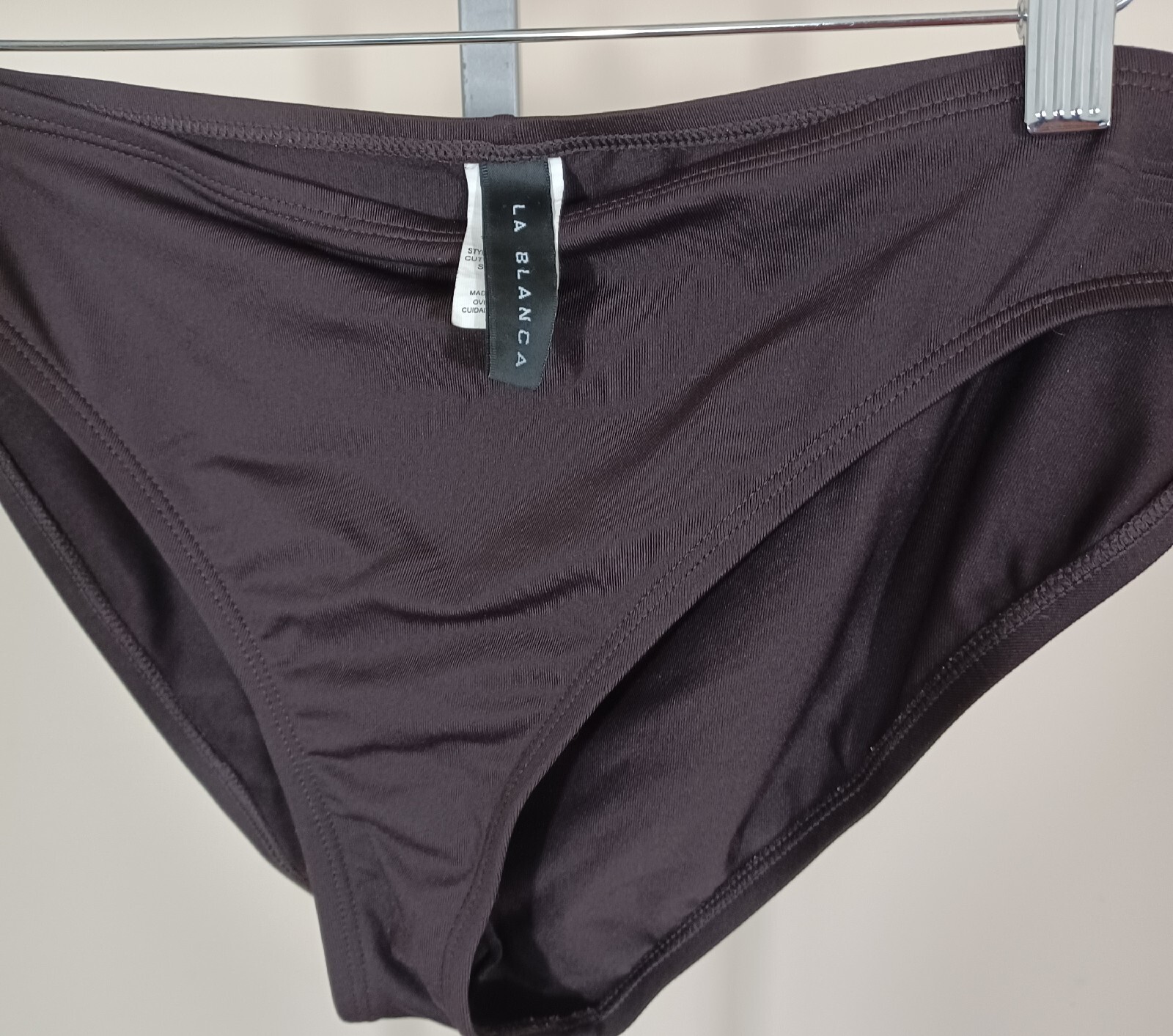 La Blanca Black Solid Classic Basic Bikini Swim B… - image 5