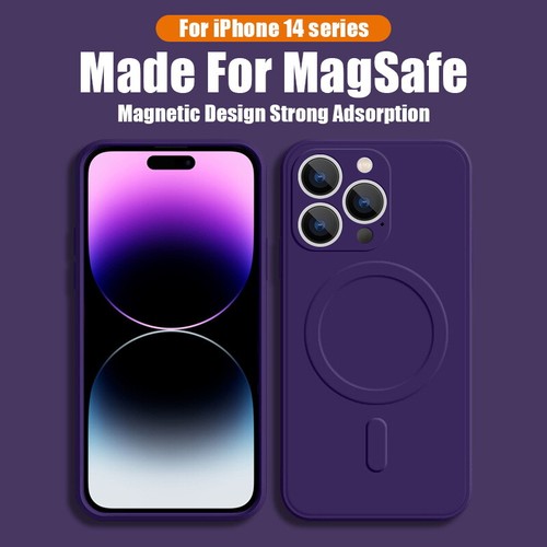 Magsafe Case For iPhone 16 15 Pro Max 14 13 12 11 8 Liquid Silicone Magnet Cover - Picture 15 of 22
