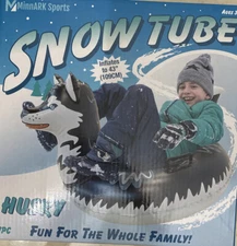 Minnark Sports Snow Tube 43” Husky With 2 Sturdy Handles Sliding Fun New