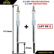 Bougies de préchauffage Citroen JUMPY