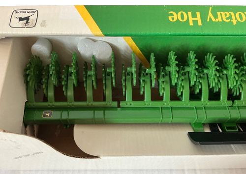 1996 Ertl #5918 John Deere 400 barra attrezzi zappa rotante trattore agricolo implementazione 1:16 - Foto 4 di 14