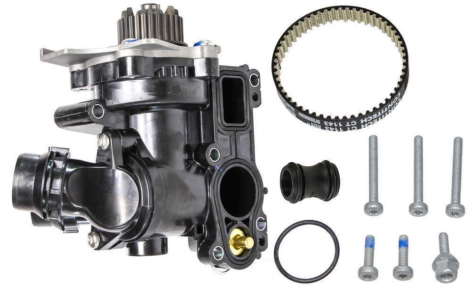 Engine Water Pump Kit fits 2008-2016 Volkswagen CC,Eos,Tiguan GTI Jetta  CRP/REI - Image 3 of 4