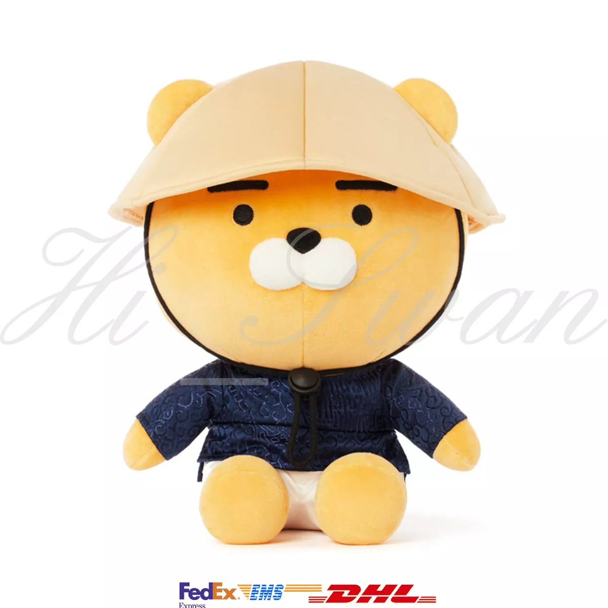 KAKAO FRIENDS Vietnam Edition Aodai Ryan Plush OFFICIAL MD