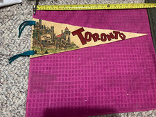 Casa Loma Castle Toronto ONT. ONTARIO Canada Vintage Flag Pennant - FAST SHIPPER