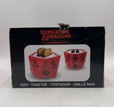 Uncanny Brands Dungeons & Dragons Halo Toaster - Toasts D&D Logo on Your Bread