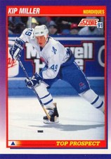 1991-92 Score American #384 Kip Miller
