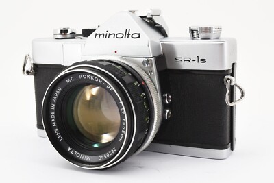 良品 MINOLTA SR-1s MC ROKKOR-PF 55mm f/1.7 EXC+5 in Case 》 Minolta SR-1s SLR MC Rokkor PF 55mm f1.7