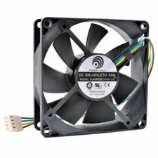 HP 12v 80x25mm 4Pin 4-Wire 0.50a Fan PLA08025S12HH-1-LV Power Logic DC Fan