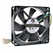 HP 12v 80x25mm 4Pin 4-Wire 0.50a Fan PLA08025S12HH-1-LV Power Logic DC Fan