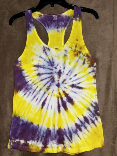 Handmade Tie Dyed - Ideal Racerback Tank - BRAND NEW - NWOT - Adult Large Women - Picture 1 of 2