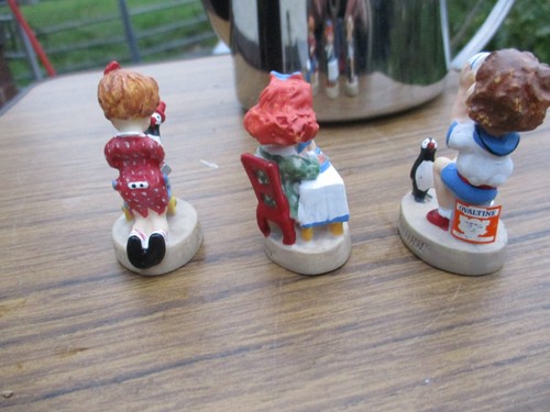 3 X VINTAGE OVALTINE FIGURES JOHN - WHEELBARROW - LUNCH - Picture 4 of 4
