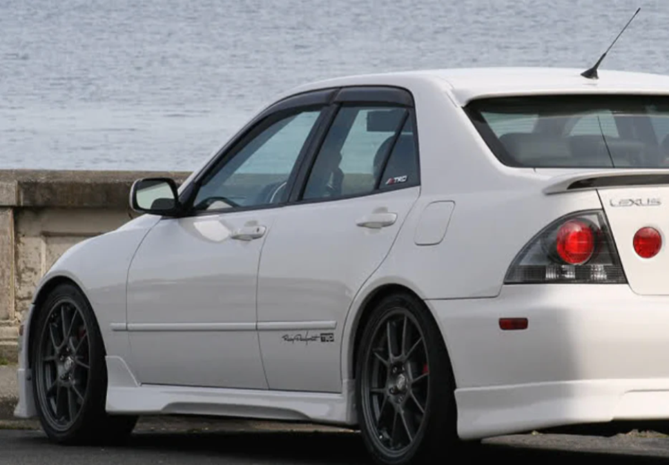 IS300前期　TRD希少 2001-2005 Lexus IS300 TRD Style Side Skirts Lip + TRD Rear Lip TRD