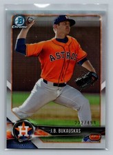 2018 Bowman Chrome Prospects Refractors #BCP125 J.B. Bukauskas /499
