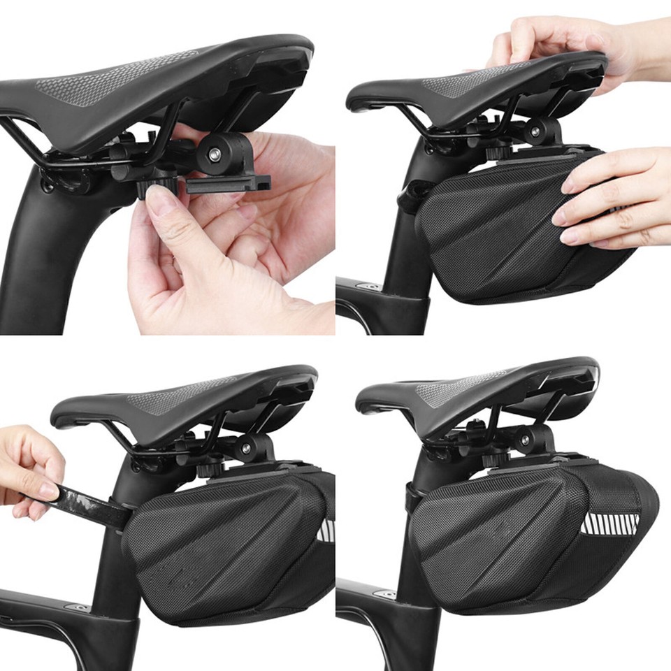 Bike Saddle Bag Bike Saddle Bag Underseat Pouch Water Proof for Storage