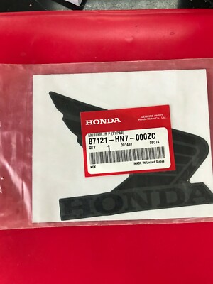 NEW HONDA 87121-HN7-000ZC EMBLEM, L. (TYPE3) | eBay