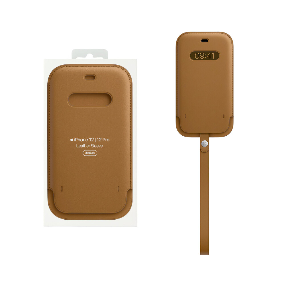 Genuine New Apple iPhone 12 Pro Max Leather Sleeve with Magsafe