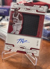 2022-23 Panini National Treasures Collegiate Malaki Branham RPA Patch AUTO /49