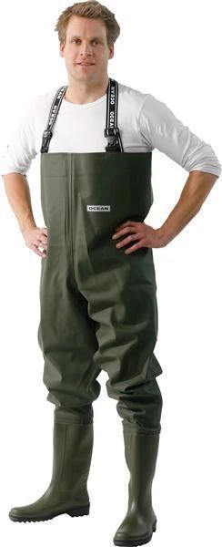 Ocean Original Chest Waders / 5-70 Chestwaders 500g PVC
Opens in a new window or tab