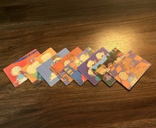 Collection of Vintage Rugrats Kelloggs Holographic Lenticular Trading Cards 1-9