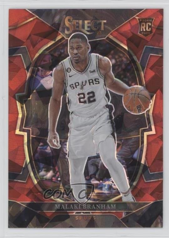 2022-23 Panini Select Concourse Red Wave Prizm Malaki Branham #95 0o3x