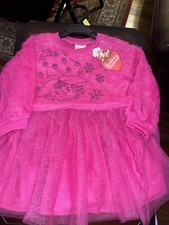 Strawberry Shortcake Toddler Dress w/ Fleece Top  Skirt w/ Tulle. Size 3t New 