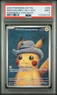 PSA 9 Pikachu Grey Felt Hat #085 2023 Pokemon Black Star Promo 137036705