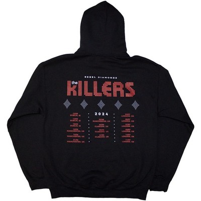 The Killers Tour 24 Rebel Diamonds Pullover Hoodie
