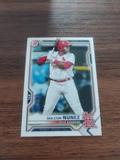 2021 Bowman Draft  BD-56 Malcom Nunez  St. Louis Cardinals