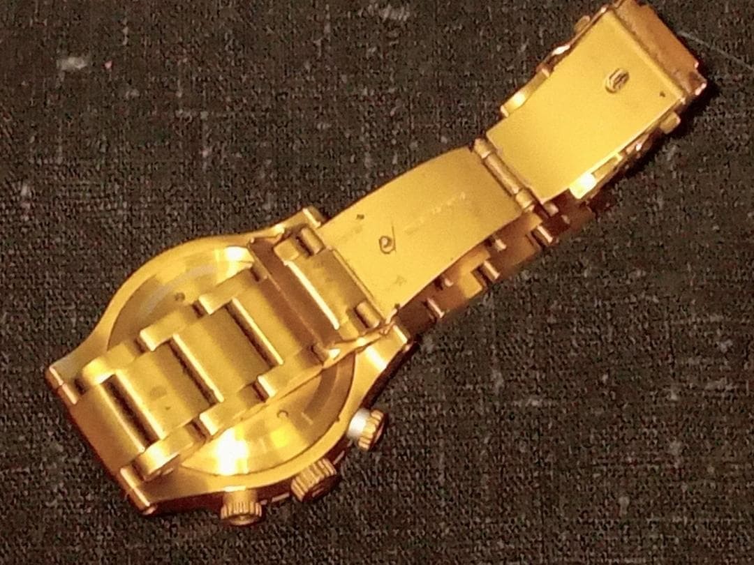 Nixon The 48 20 Chrono 200m Water Resistant 13K Gold Luxury Mens