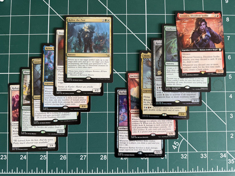 Magic the Gathering 100 Rares/Mythic Rares, Very Good Condition