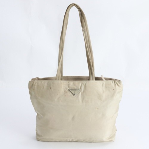 Prada Tessuto Triangle Tote Bag Shoulder Handbag EBM