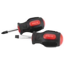2-piece Slotted And Phillips Stubby Screwdriver Set - 1100