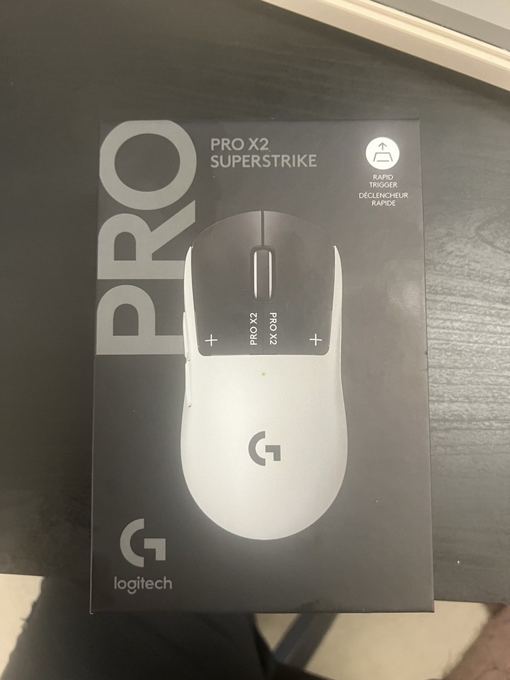 Logitech G PRO X2 SUPERSTRIKE Wireless Gaming Mouse - Rapid Trigger Haptics