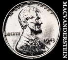 1943-D Lincoln Wheat Cent- Re-Processed- High Grade Luster- No Reserve #K2800