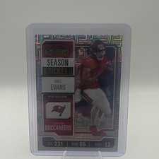 Panini Contenders Mike Evans Parallel #94 Buccaneers NFL Football Card