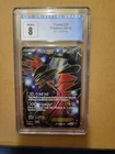 CGC 8 - Yveltal EX FULL ART 144/146 - Pokemon XY Base Set (2014) Holo FA